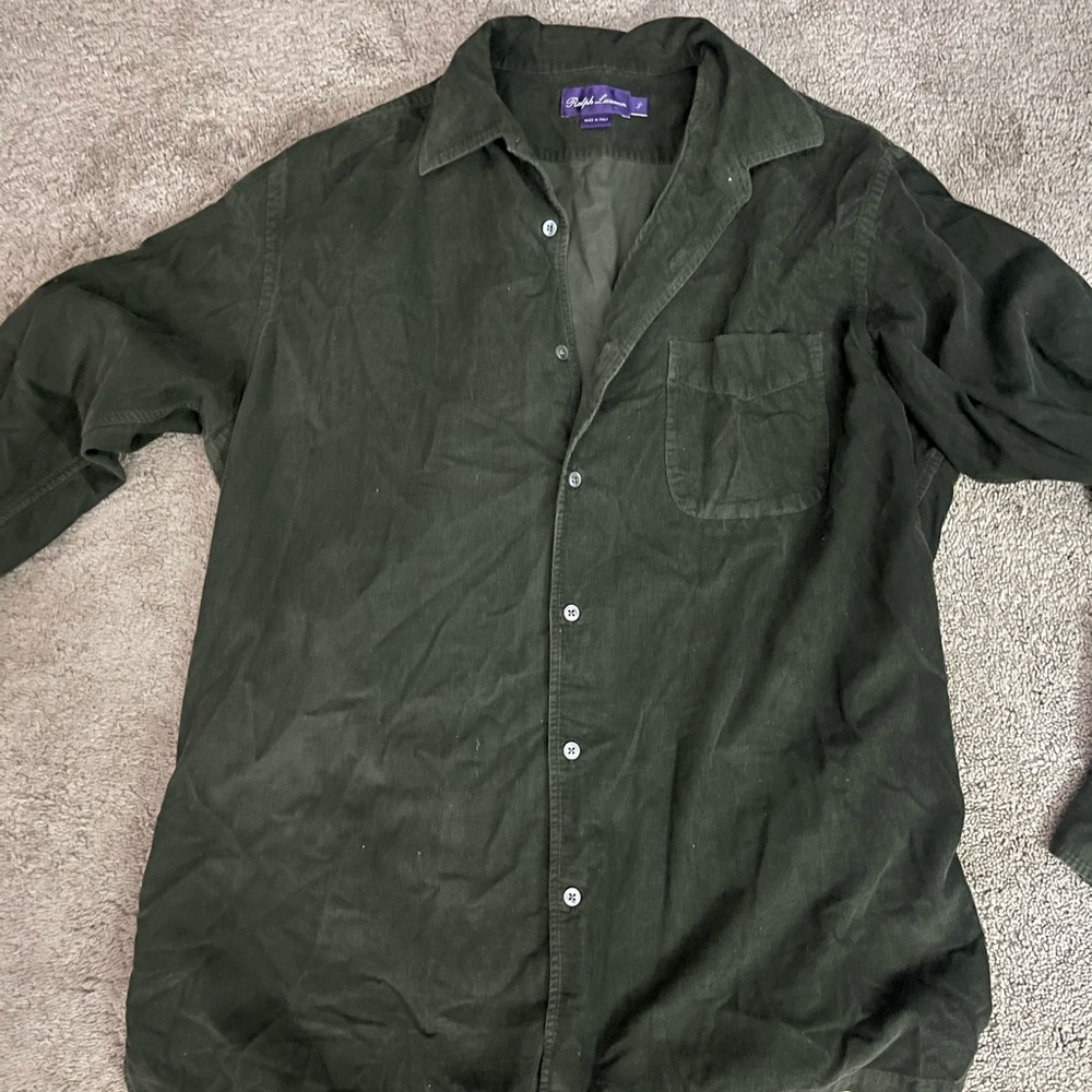 Polo purple label dark green. Made in Italy (Large)